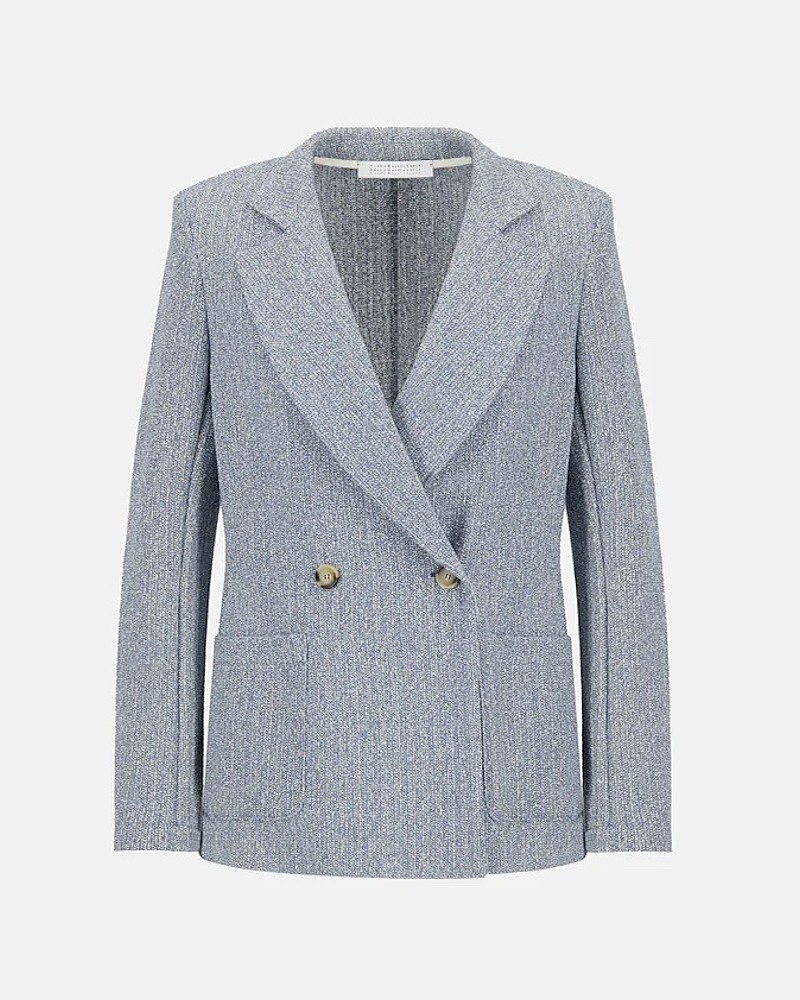 Pack shot af Harris Wharf London Blazer Bicolour Frisé Denim