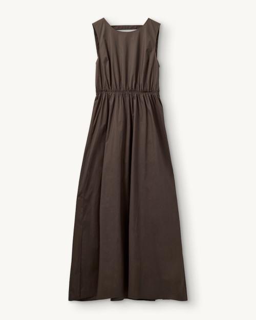 The Garment Cyprus Back Gown Chocolate