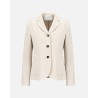 Pack shot af Harris Wharf London Blazer Herringbone Loro Piana Cream