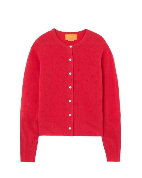 Pack shot af Guest In Residence Compass Jane Cardigan Scarlet