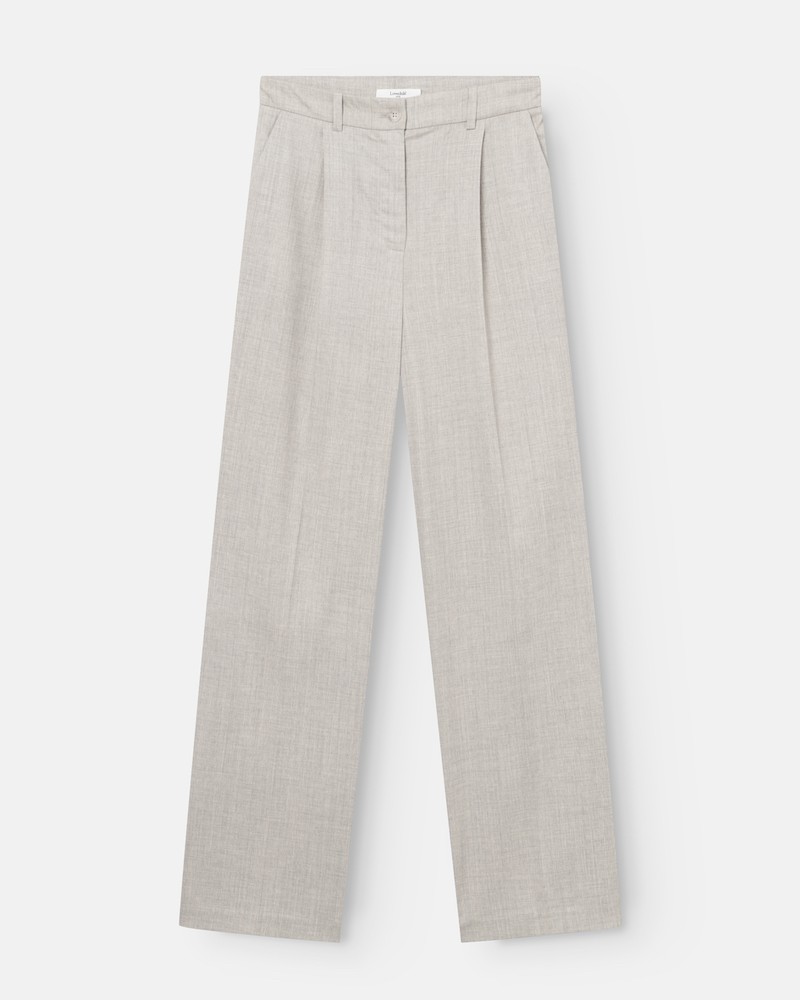 Pack shot af Lovechild 1979 Lucas Pants Light Grey Melange