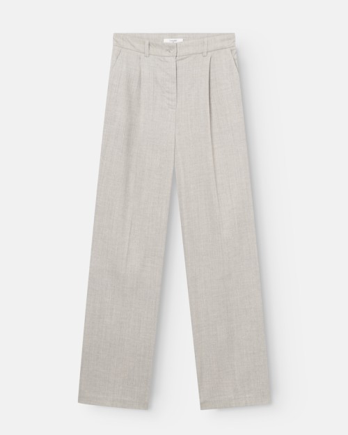 Pack shot af Lovechild 1979 Lucas Pants Light Grey Melange