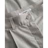 Close up af linning på Lovechild 1979 Lucas Pants Light Grey Melange