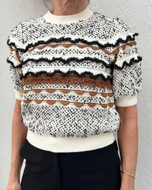 Ulla Johnson Andira Knit Top Scallop