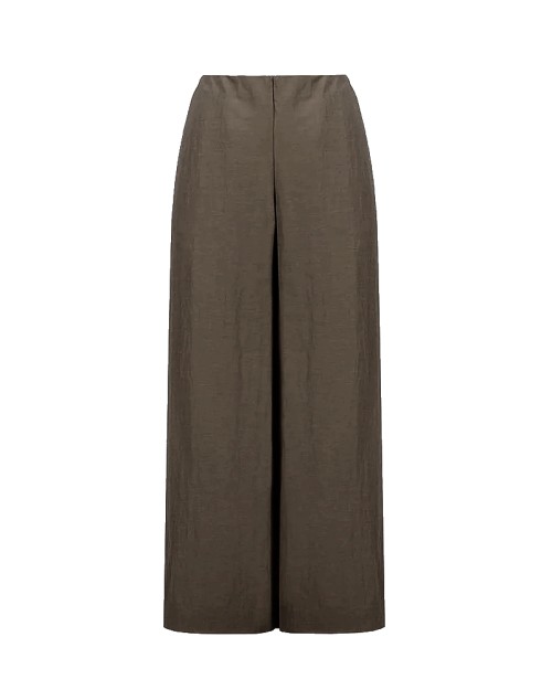 Harris Wharf London Flared Trousers Rayon Ebony Grey