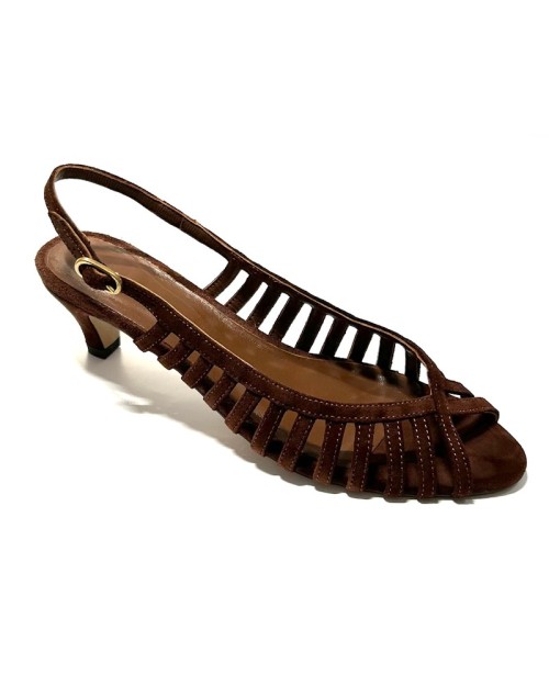 Anonymous Copenhagen Carminho 40 Stiletto Suede Chocolate