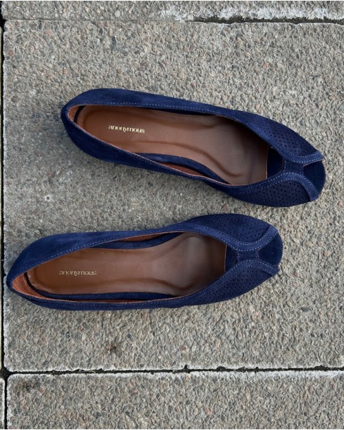 Anonymous Copenhagen Tiffy Calf Suede Ink Blue