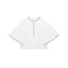 Pack shot af Skall Studio Bonne Blouse Optic White på neutral baggrund