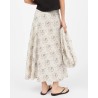 Skall Studio Mila Skirt Ecru Nederdel på model set bagfra