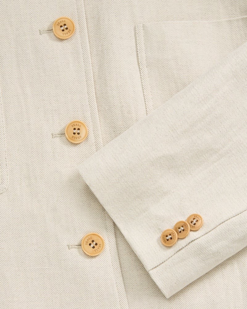 Close up af Skall Studio Clementine Jacket Natural