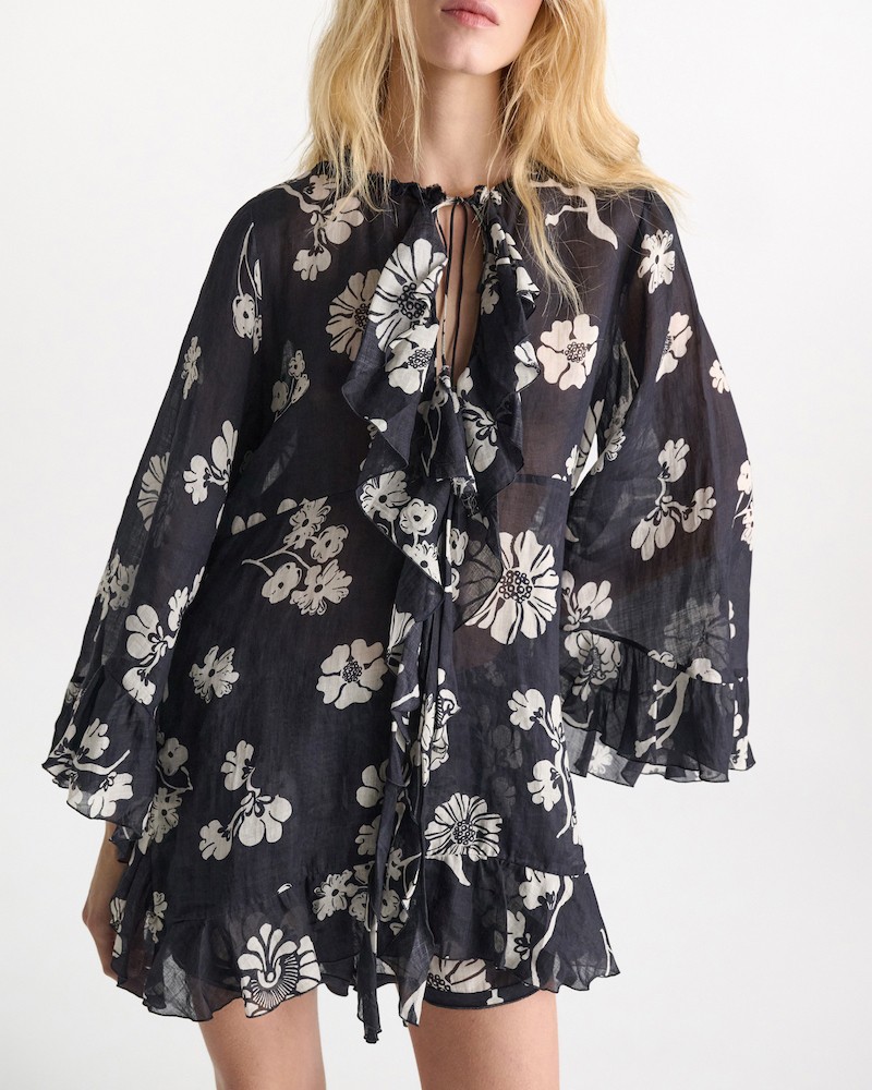 Model billede af Dorothee Schumacher 261-443814-080 Blouse Floral Daydream Navy Shell