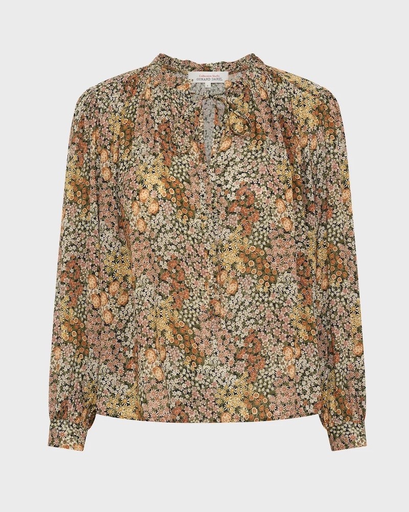 Pack shot af  Gerard Darel Carinne Tunic Multi på neutral baggrund