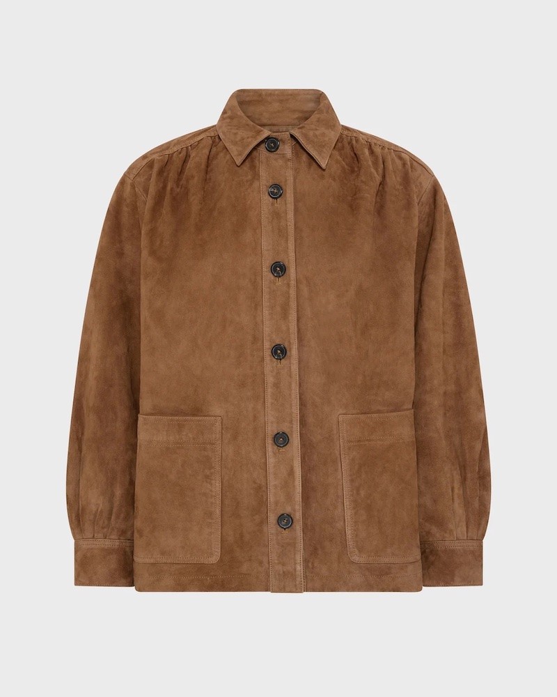 Pack shot af Gerard Darel Taleen Suede Shirt Straw