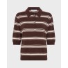 Pack shot af Gerard Darel Leila Polo Brown på neutral baggrund