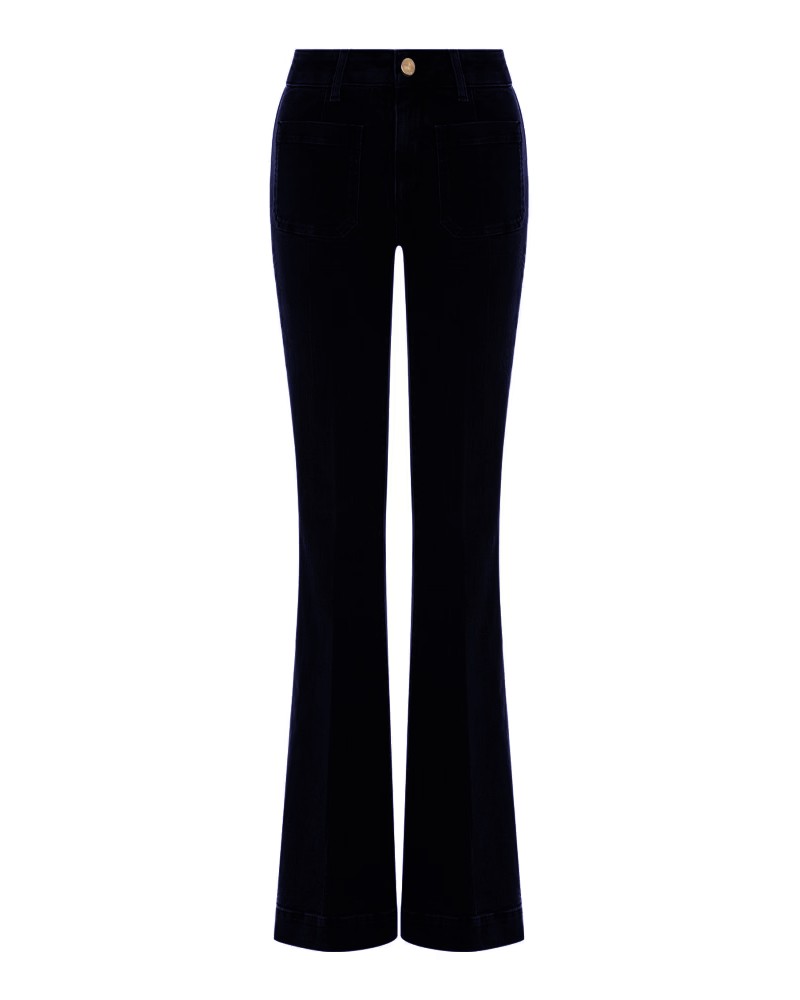 Pack shot af Seafarer Delphine Jeans Navyblue på neutral baggrund