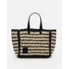 Pack shot af Closed Raffia Bag Ecru Black