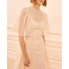 Model billede af Ulla Johnson Hera Eyelet Cotton Top Cowrie