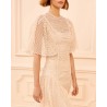 Model billede af Ulla Johnson Hera Eyelet Cotton Top Cowrie