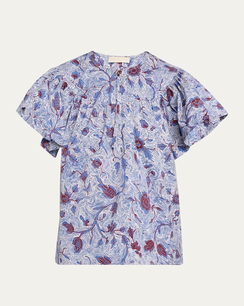 Pack shot af Ulla Johnson Perline Cotton Blouse Gardenia