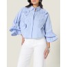 Model billede af Scarlett Poppies Siena Top Windsurfer Blue