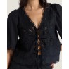 Model billede af Scarlett Poppies Vinetta Top Onyx Black