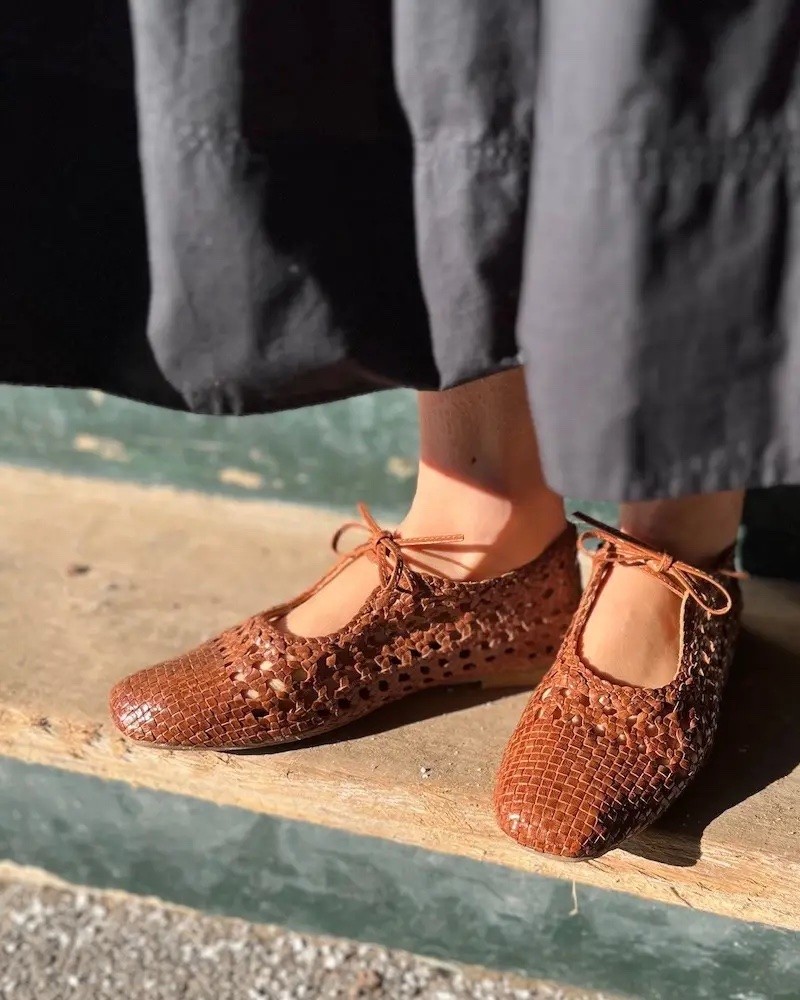 Model billede af Angulus 1698 Flet Ballerina Cognac