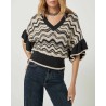 Model billede af Scarlett Poppies Ullen Top Vanilla/Black