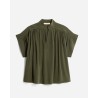 Pack shot af Vanessa Bruno Cory Silk Tunic Khaki