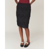 Model billede af The Garment Fleur Slip Skirt Black
