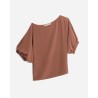 Pack shot af Vanessa Bruno Gul Silk Top Havane