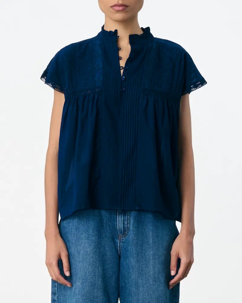 Model billede af Vanessa Bruno Ganu Tunic Encre