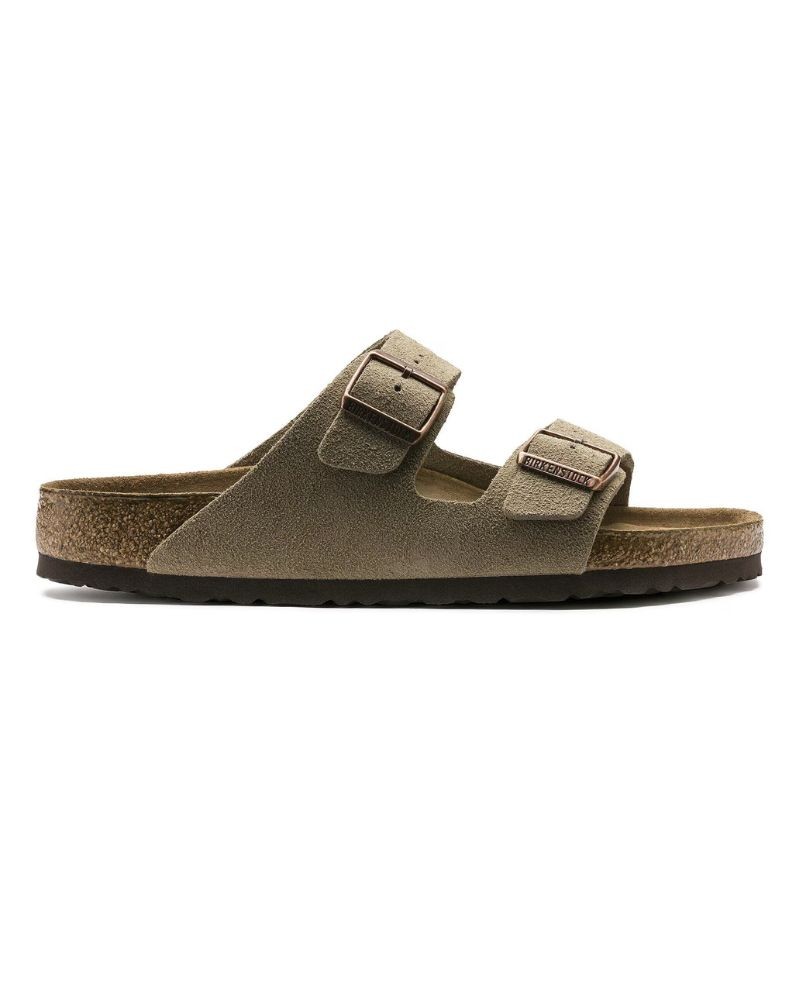 Pack shot af Birkenstock Arizona Suede Taupe
