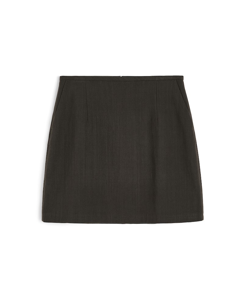 Pack shot af Aiayu Skirt Cotton Soil på neutral baggrund