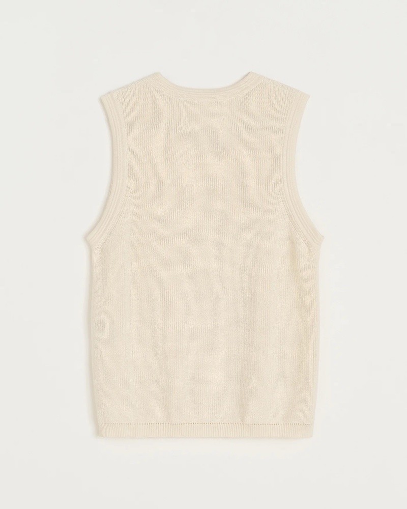Pack shot af Aiayu Esha Knit Top Pure Ecru bagfra