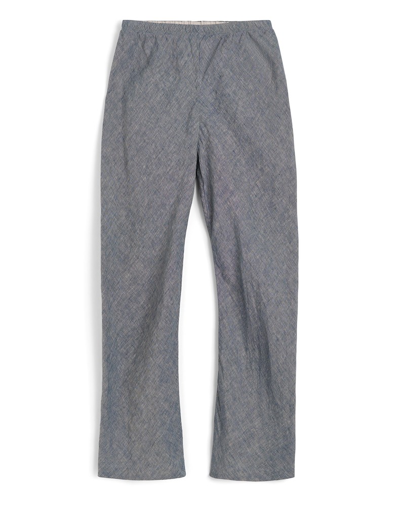 Pack shot af Aiayu Mara Pant Linen Night Sky på neutral baggrund