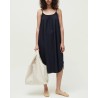 Model billede af Aiayu Strap Dress Black Navy