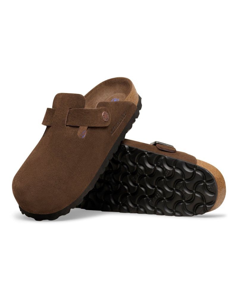 Birkenstock Boston Suede Carafe Tonal par