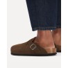 Birkenstock Boston Suede Carafe Tonal på model