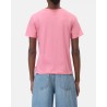 Closed Basic T-Shirt Peony Pink på model set bagfra