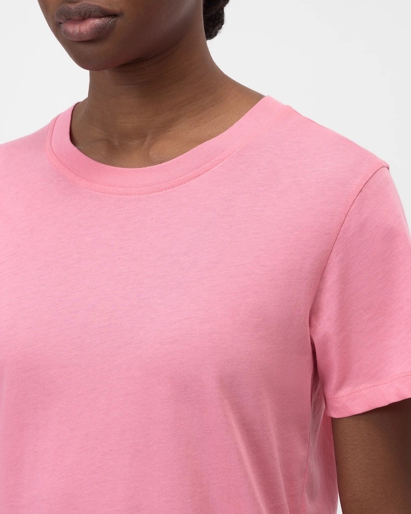 Close up af Closed Basic T-Shirt Peony Pink