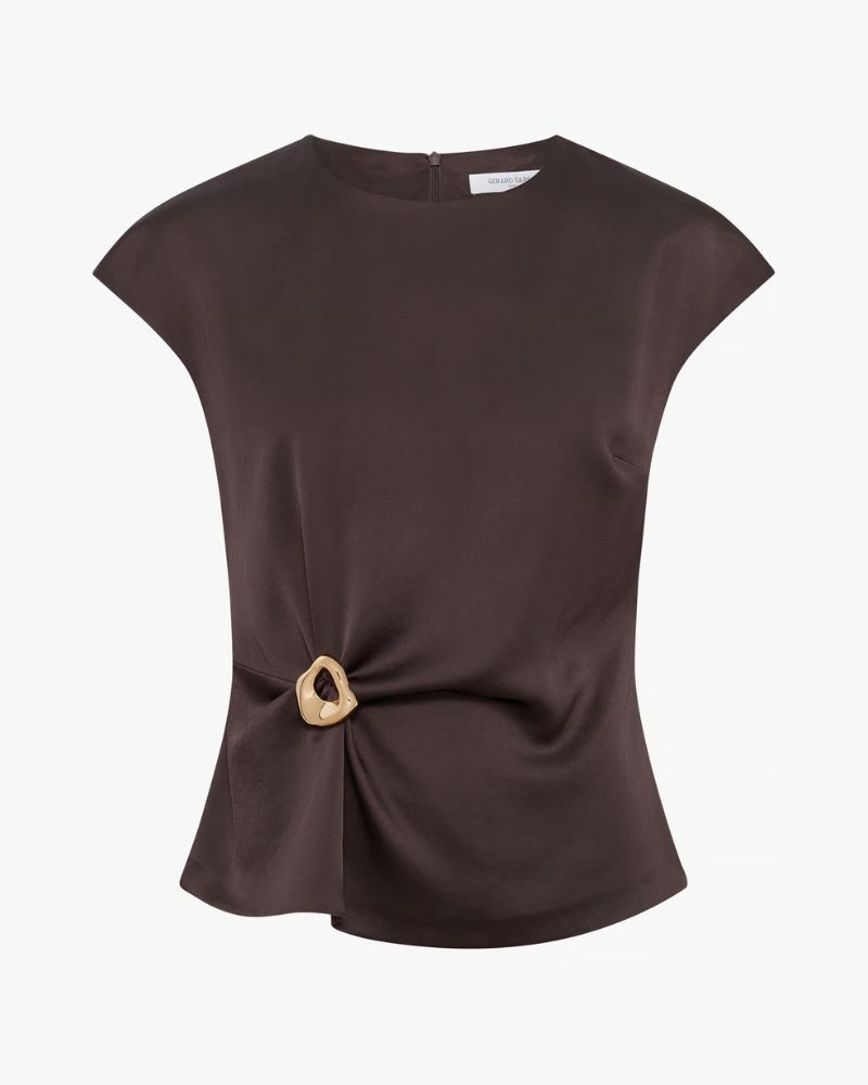 Pack shot af Gerard Darel Claudie Top Cinnamon