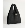 Pack shot af Aiayu Sophia Straw Bag Medium Black