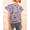 Model billede af Ulla Johnson Perline Cotton Blouse Gardenia