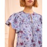 Close up af Ulla Johnson Perline Cotton Blouse Gardenia