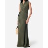 Model billede af Vanessa Bruno Faye Silk Dress Khaki