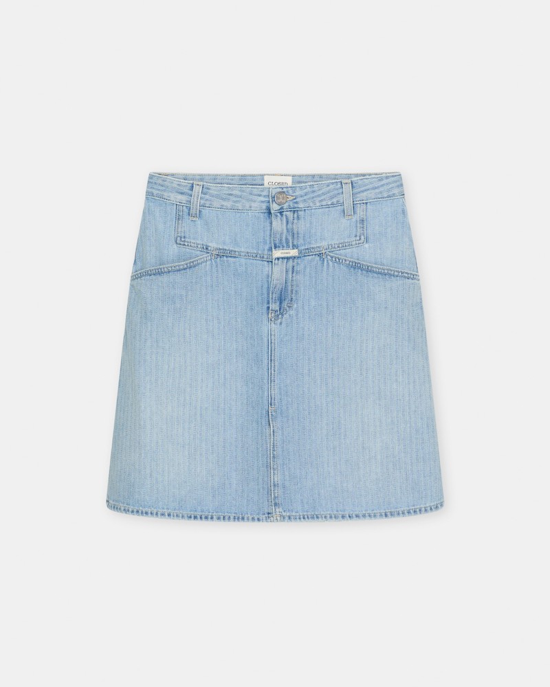 Pack shot af C93861-13Q-3K Closed Stover X denim nederdel