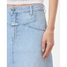 Close up af Closed Stover X Denim Skirt Light Blue
