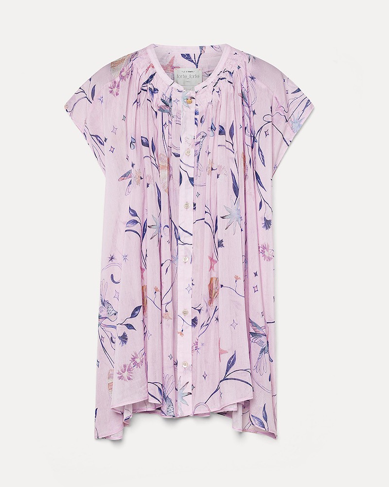 Pack shot af Forte Forte Sleeveless Shirt Deliverance Print Sweet
