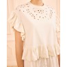 Close up af Ulla Johnson Mariana Peplum Top