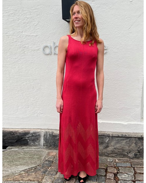 Vanessa Bruno Emeraude Knit Dress Koralrød